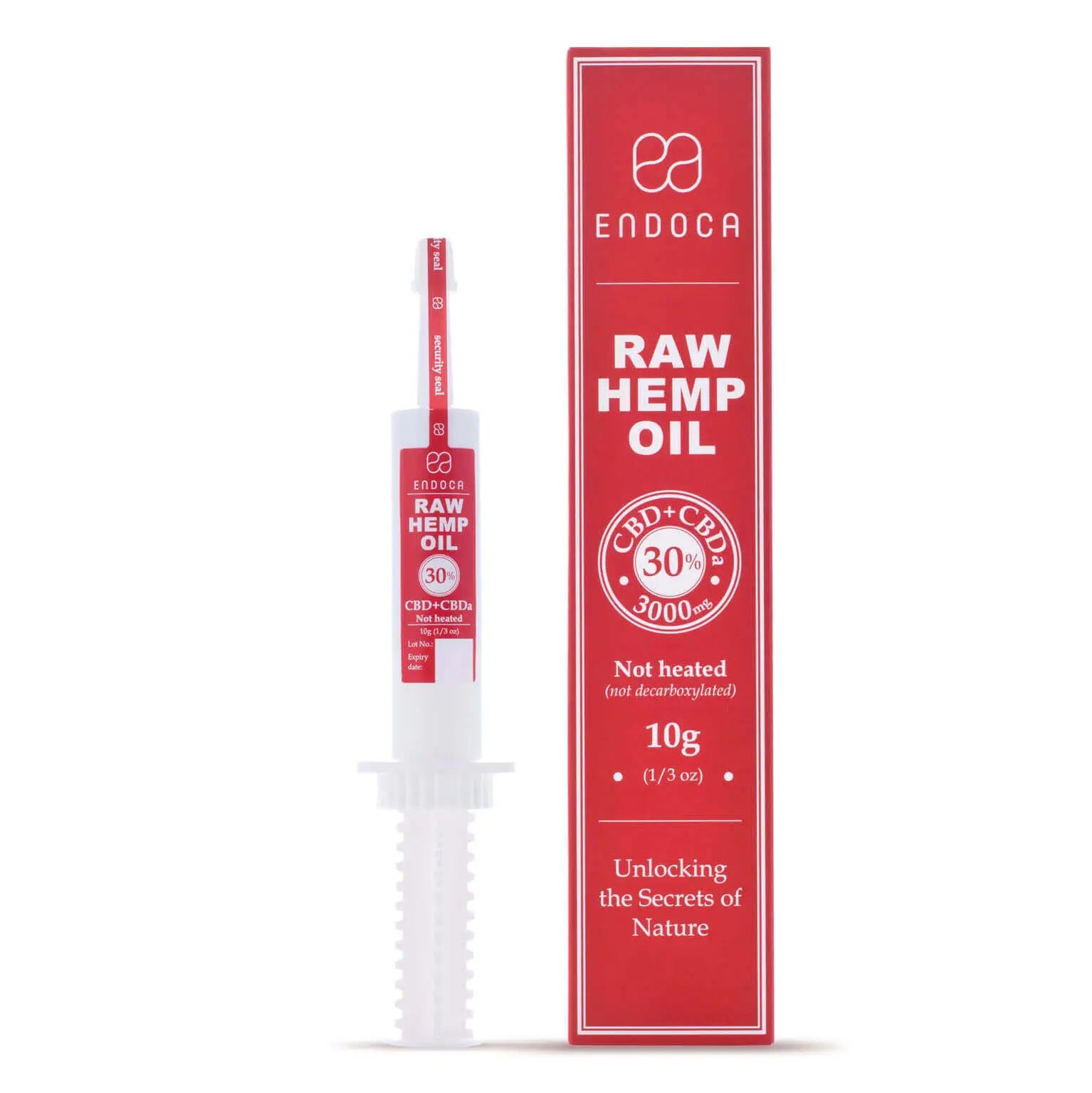 Endoca Raw CBD oil extract 300mg CBD+CBDa/ml