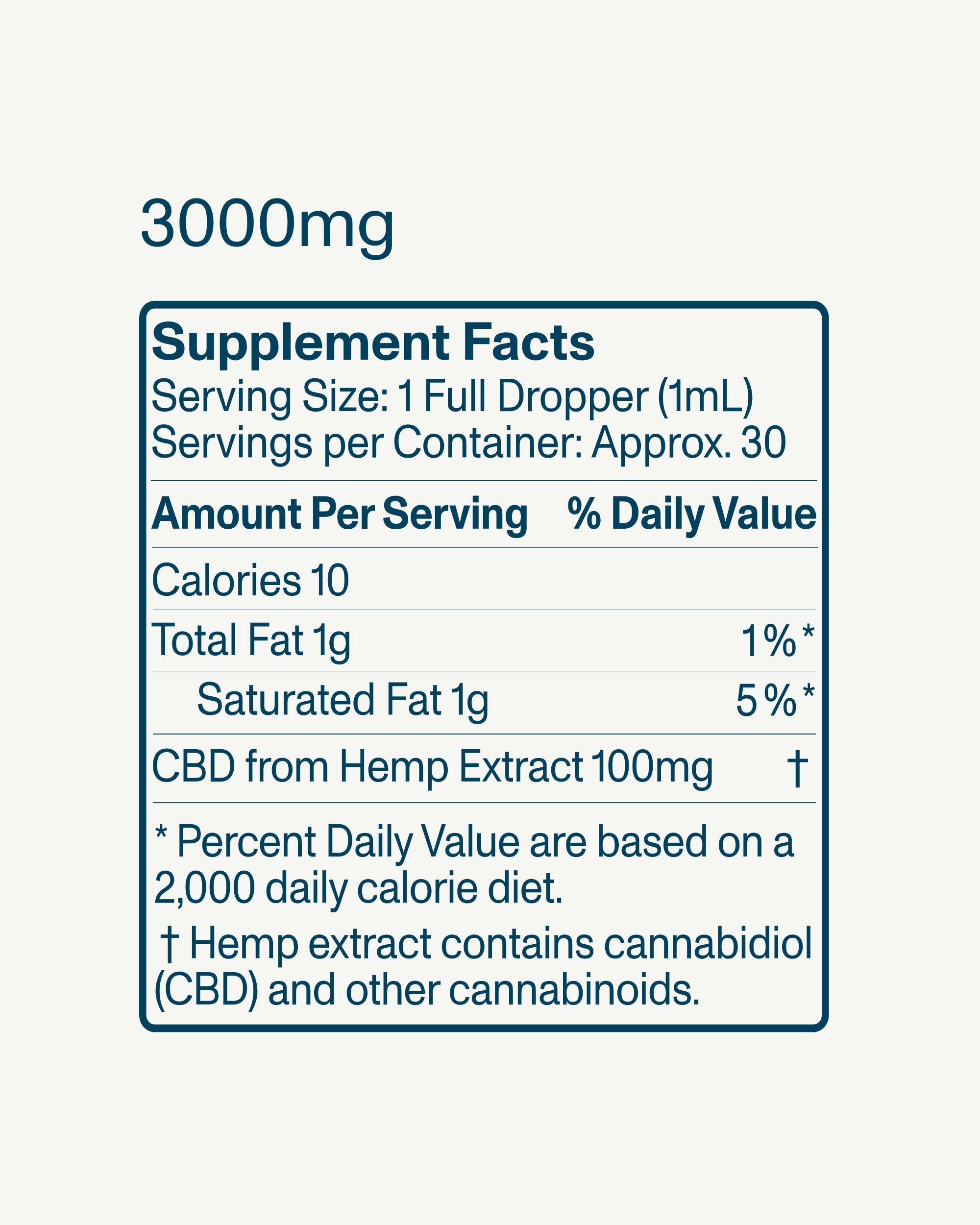FOCL Daily Calm Full Spectrum Drops