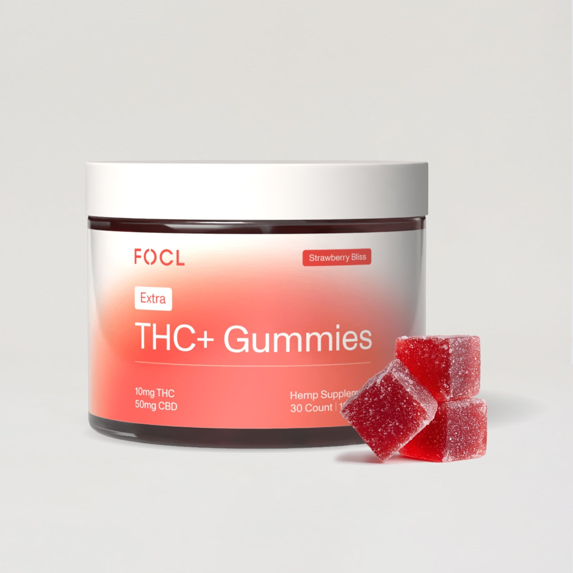 FOCL THC+ Extra 10mg Gummies