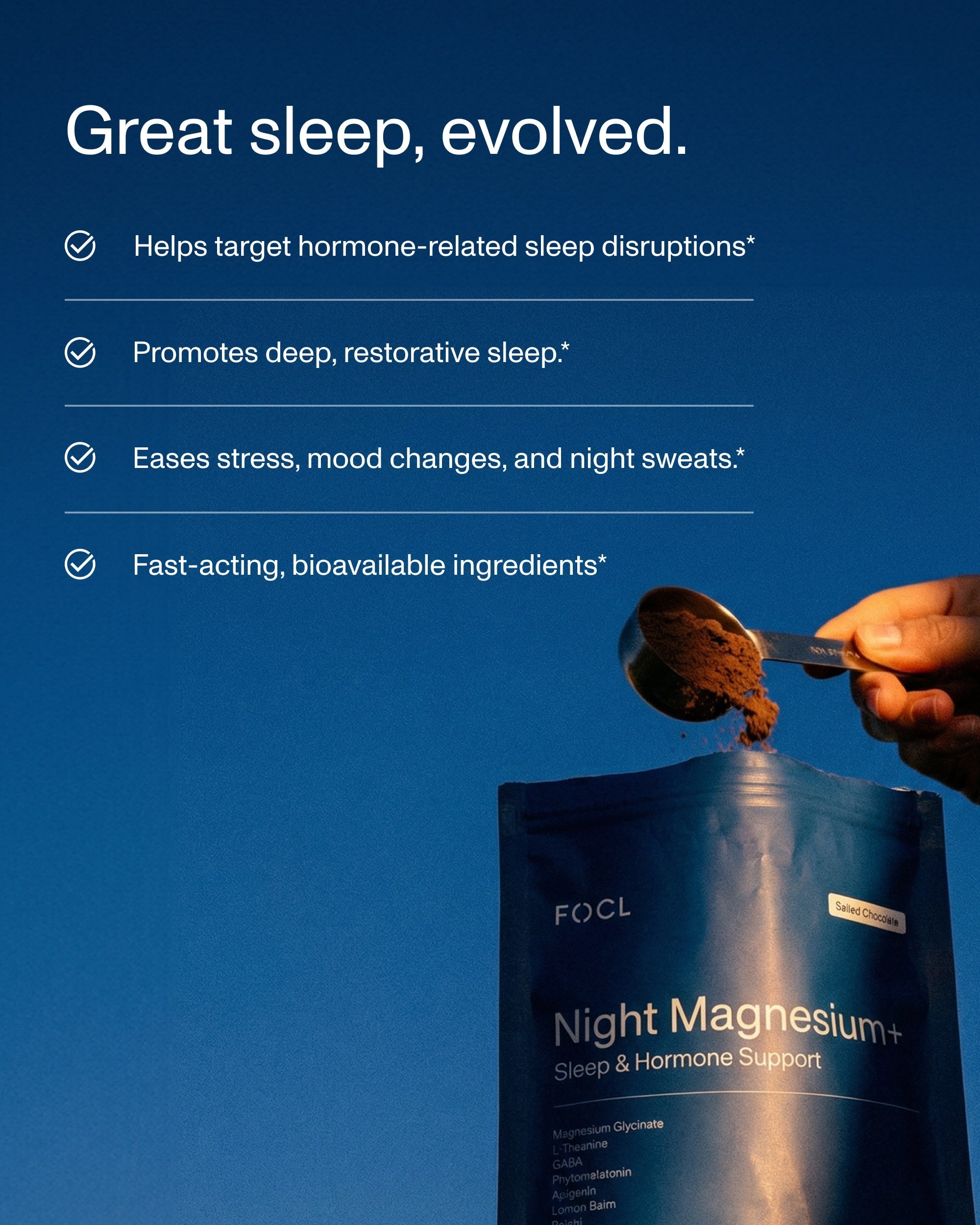 FOCL Night Magnesium+ Powder