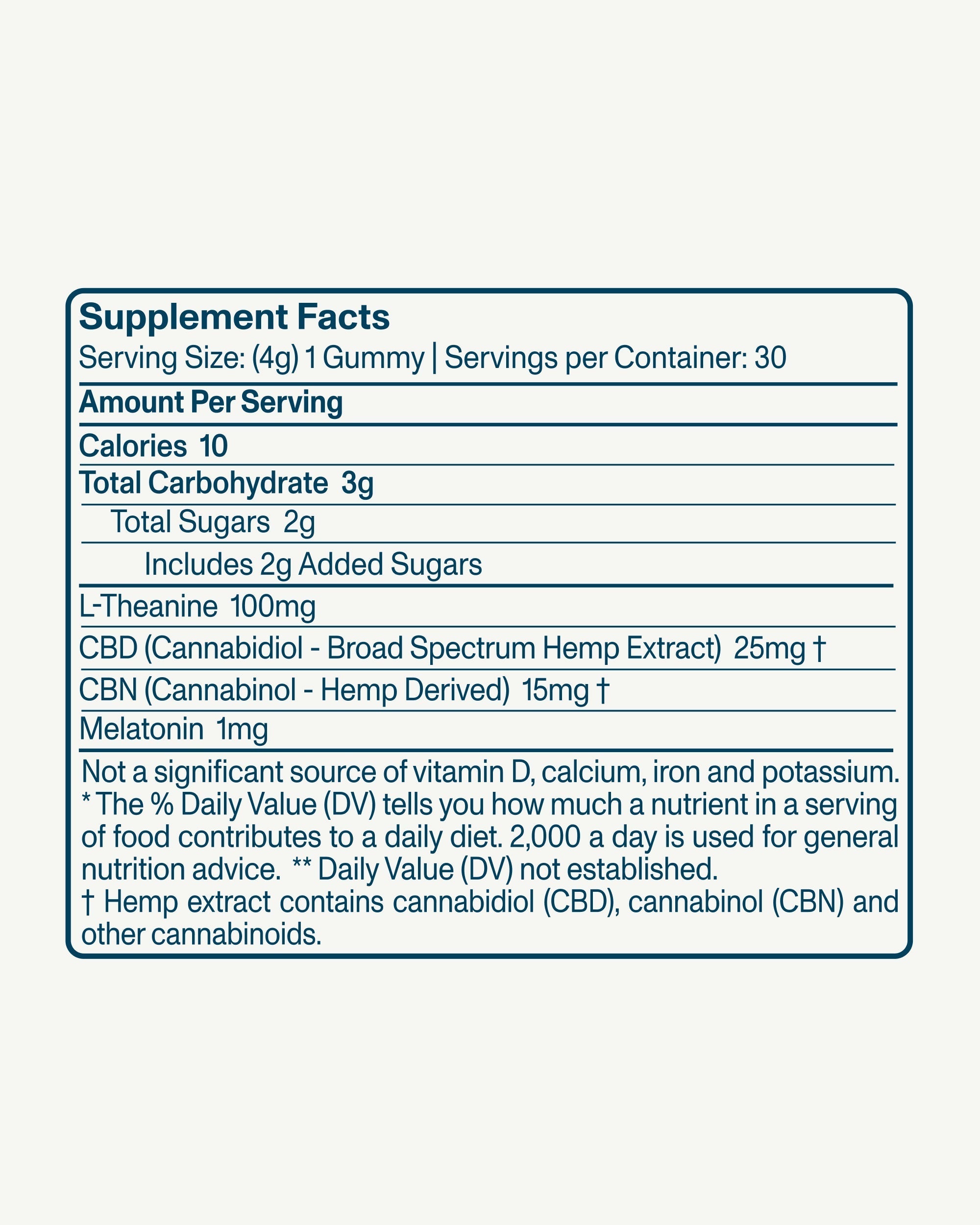 FOCL THC+ Sleep 2.5mg Gummies
