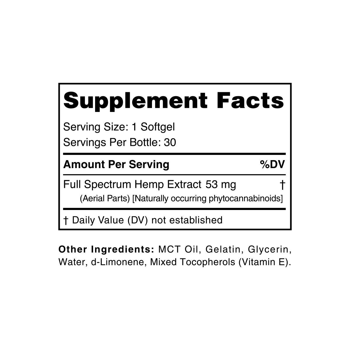 CBDfx Full Spectrum CBD Softgels