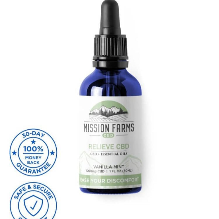 Mission Farms Full Spectrum Plus Relieve CBD Oil