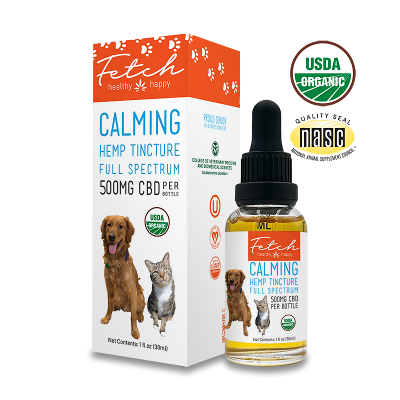 Extract Labs Organic Fetch Tincture | CBD Oil For Pets