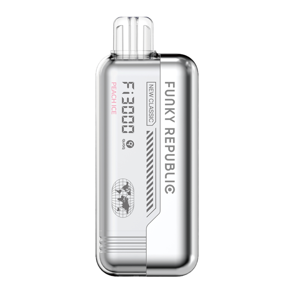 Peach Ice Funky Republic Fi3000 Best Sales Price - Disposables