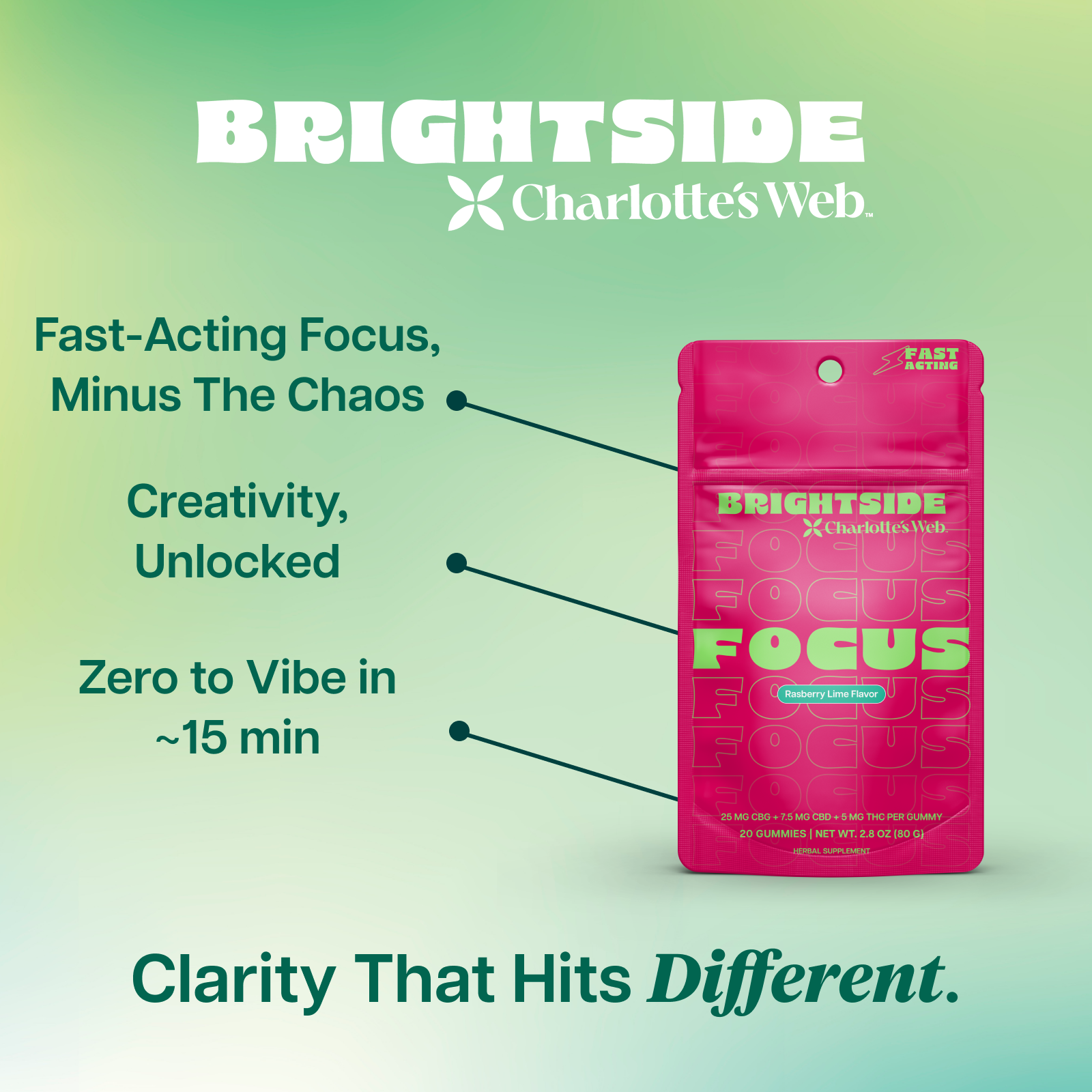 Charlotte's Web Focus THC Gummies Bundle
