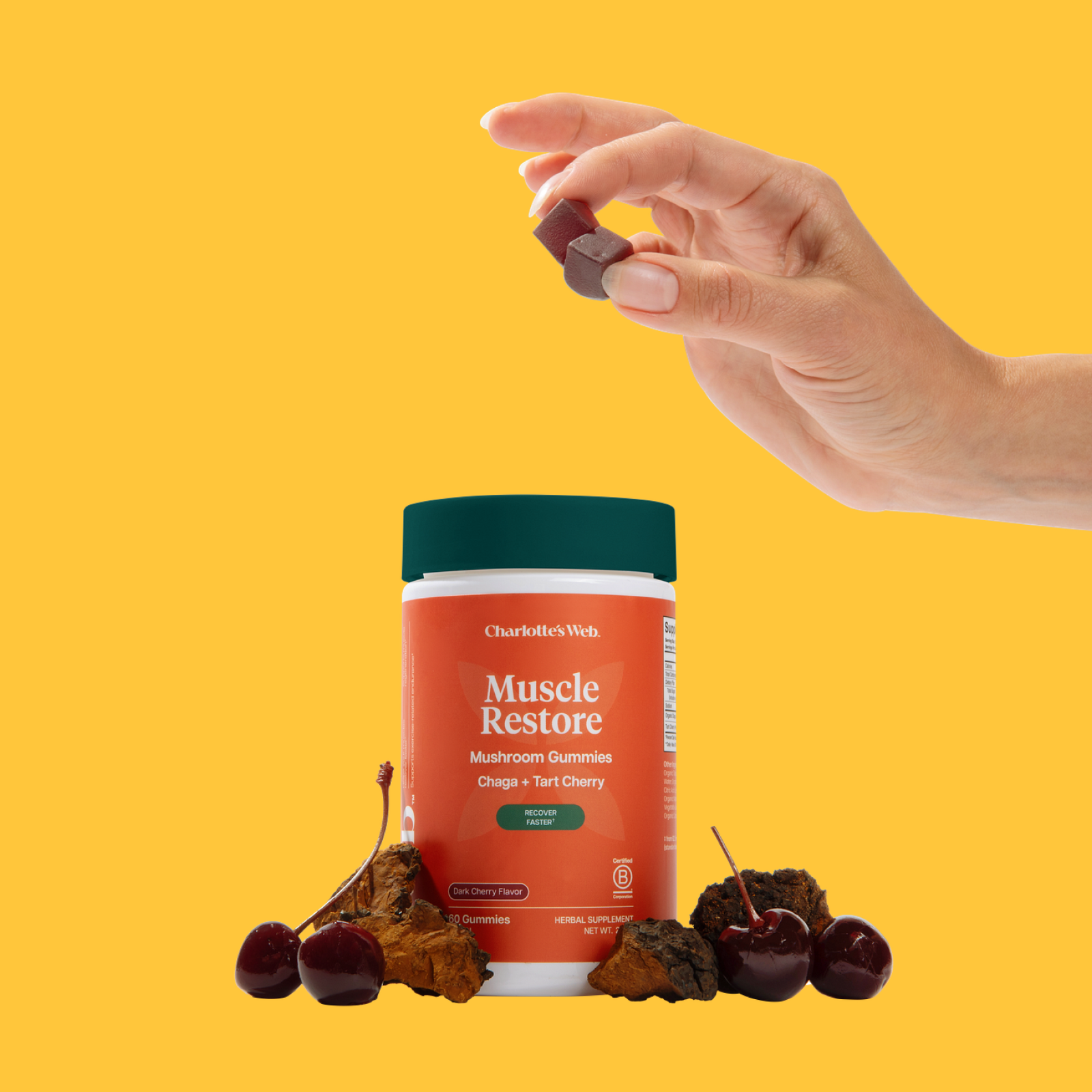 Charlotte's Web Muscle Restore Mushroom Gummy