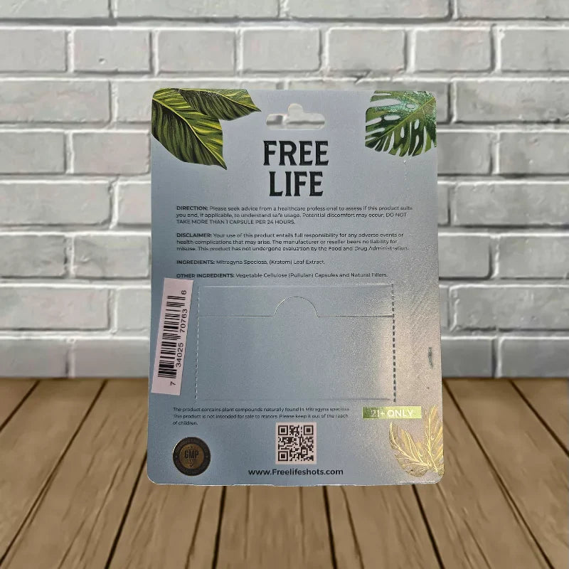 Free Life Enhanced Alkaloid 7-Hydroxy Extract Capsules 3ct Best Price
