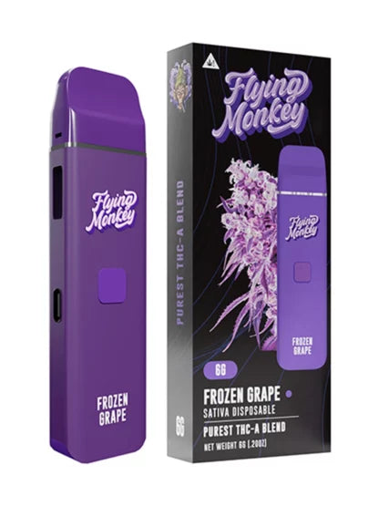 Frozen Grape Flying Monkey Purest THC-A Blend Disposable 6G Best Price