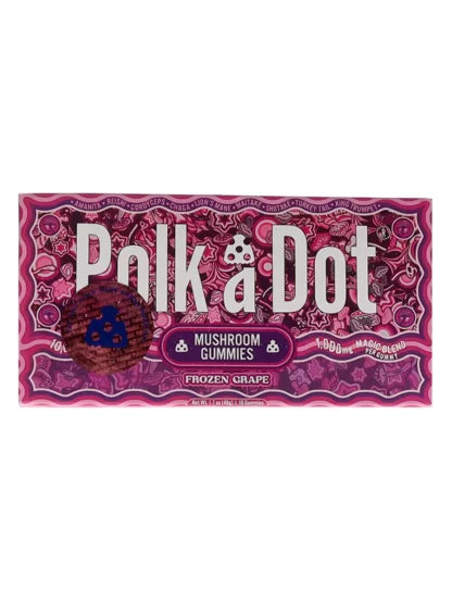 Frozen Grape PolkaDot Magic Mushroom Belgian Magic Blend Gummies Best Price