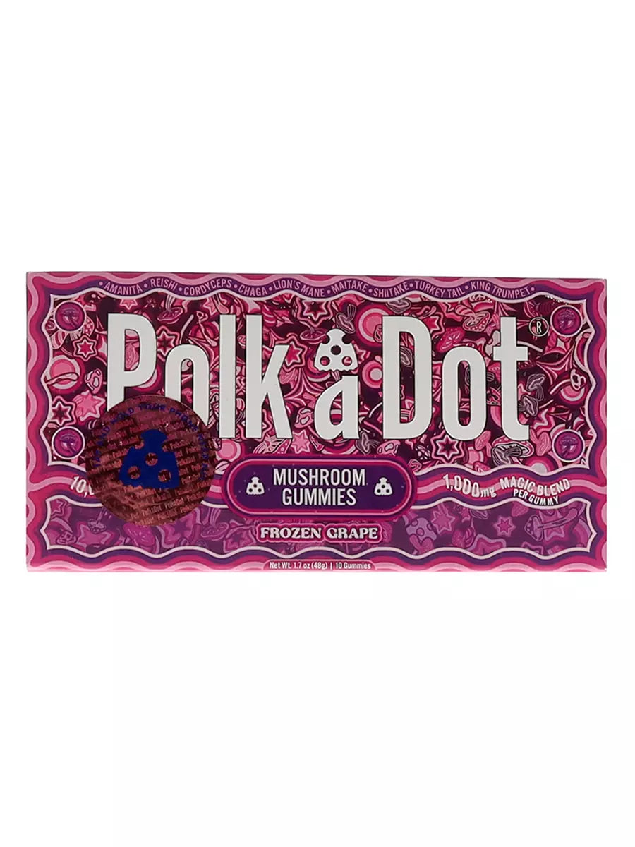 Frozen Grape PolkaDot Magic Mushroom Belgian Magic Blend Gummies Best Price