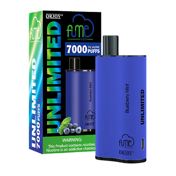 Fume Unlimited BLUEBERRY MINT 7000 Puffs Best Sales Price - Disposables