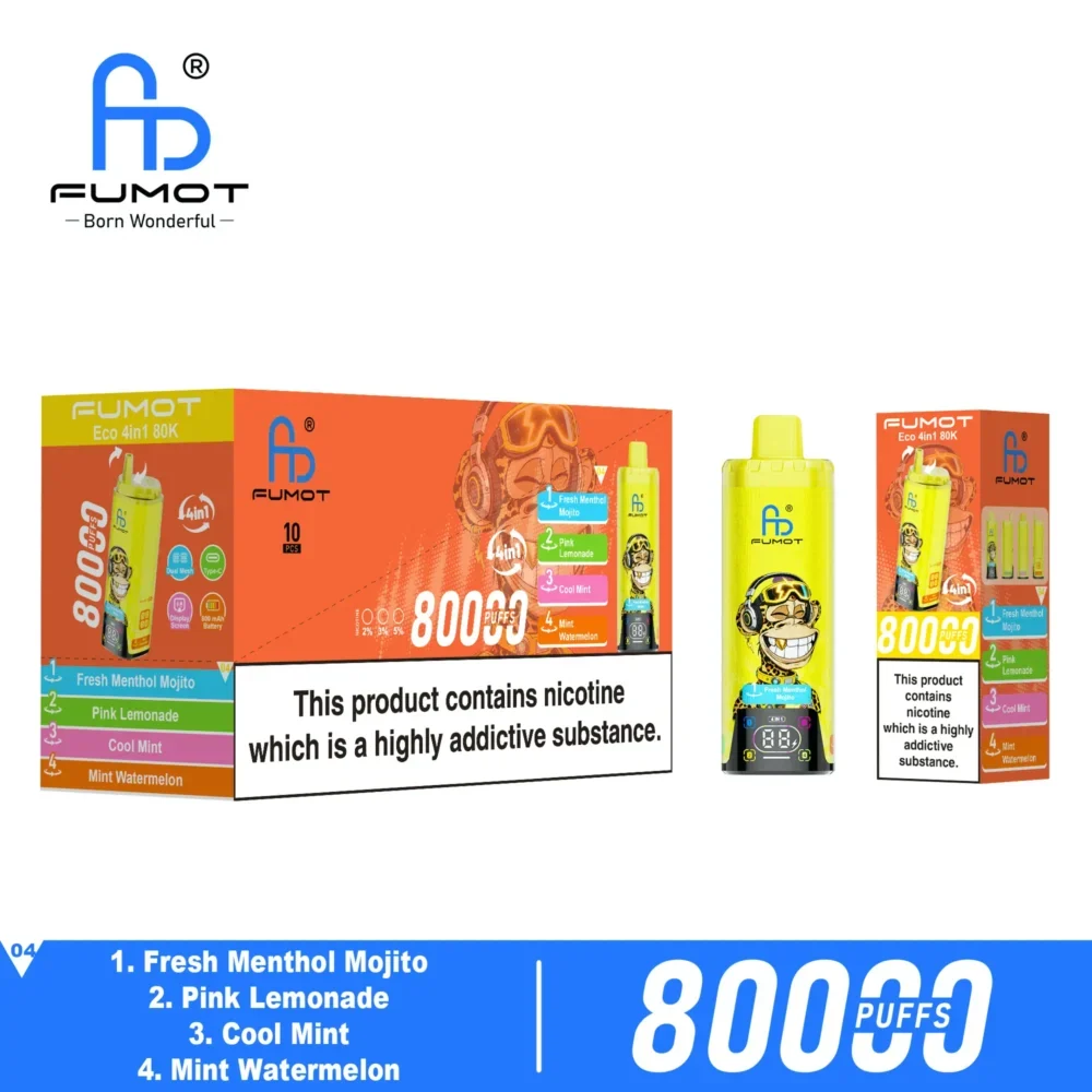 Fumot Eco 4-in-1 80K Disposable Vape 2%