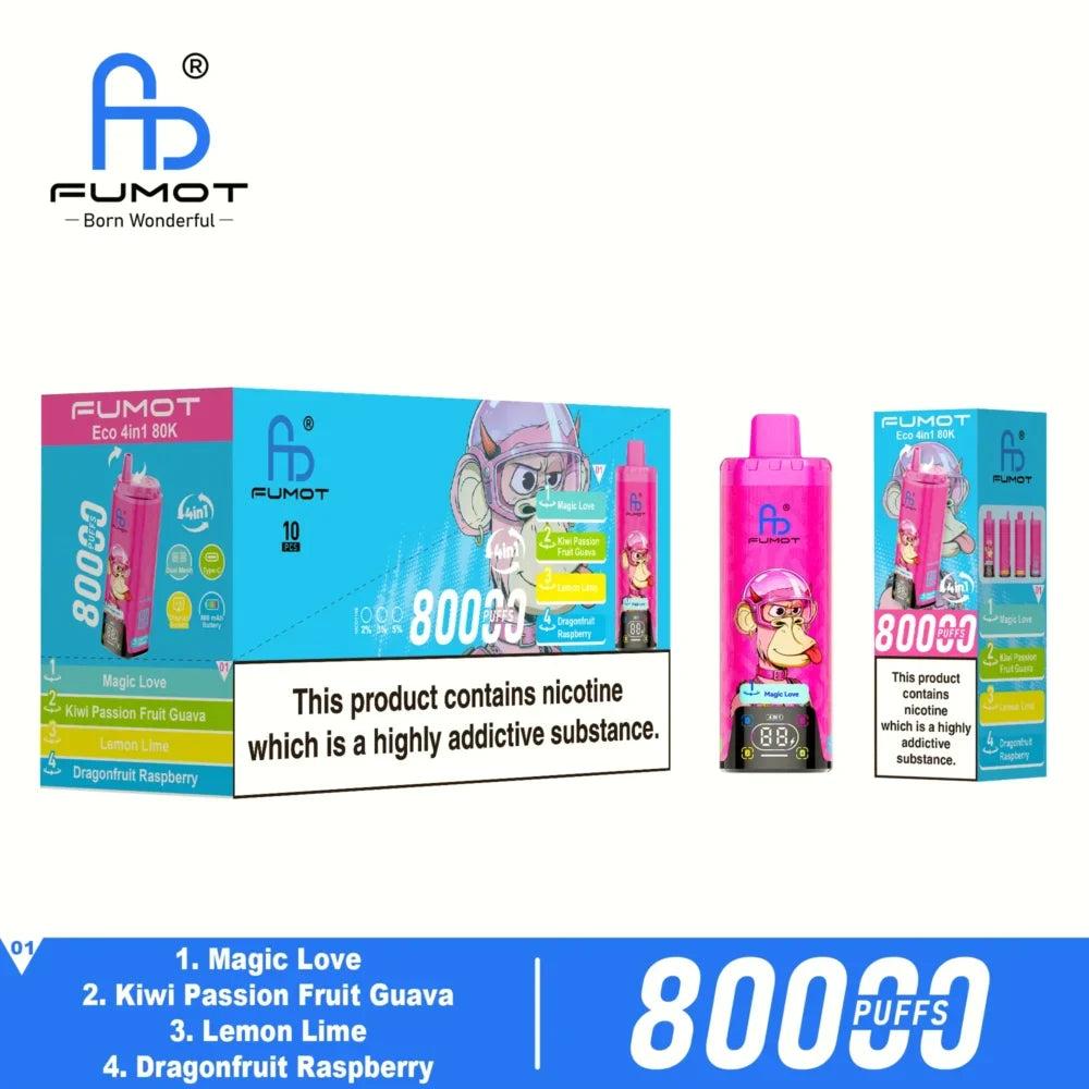 Fumot Eco 4-in-1 80K Disposable Vape 2%