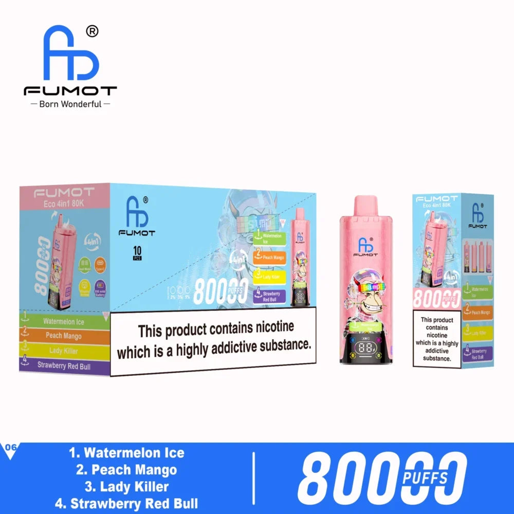 Fumot Eco 4-in-1 80K Disposable Vape 2%