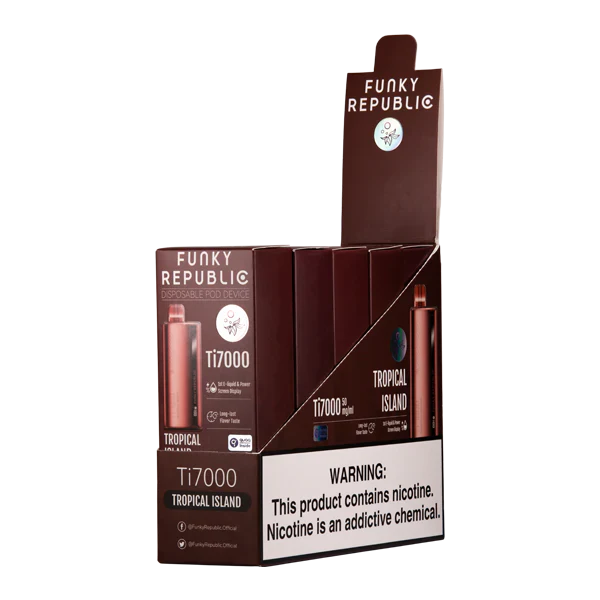 Funky Republic Ti7000 Tropical Island Disposable Best Sales Price - Disposables