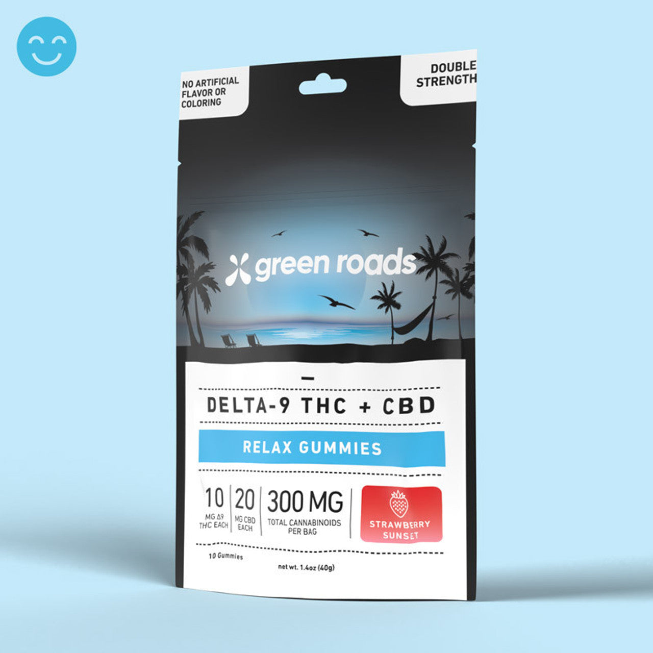 Strawberry Sunset THC Relax Gummies - (10ct) 300mg