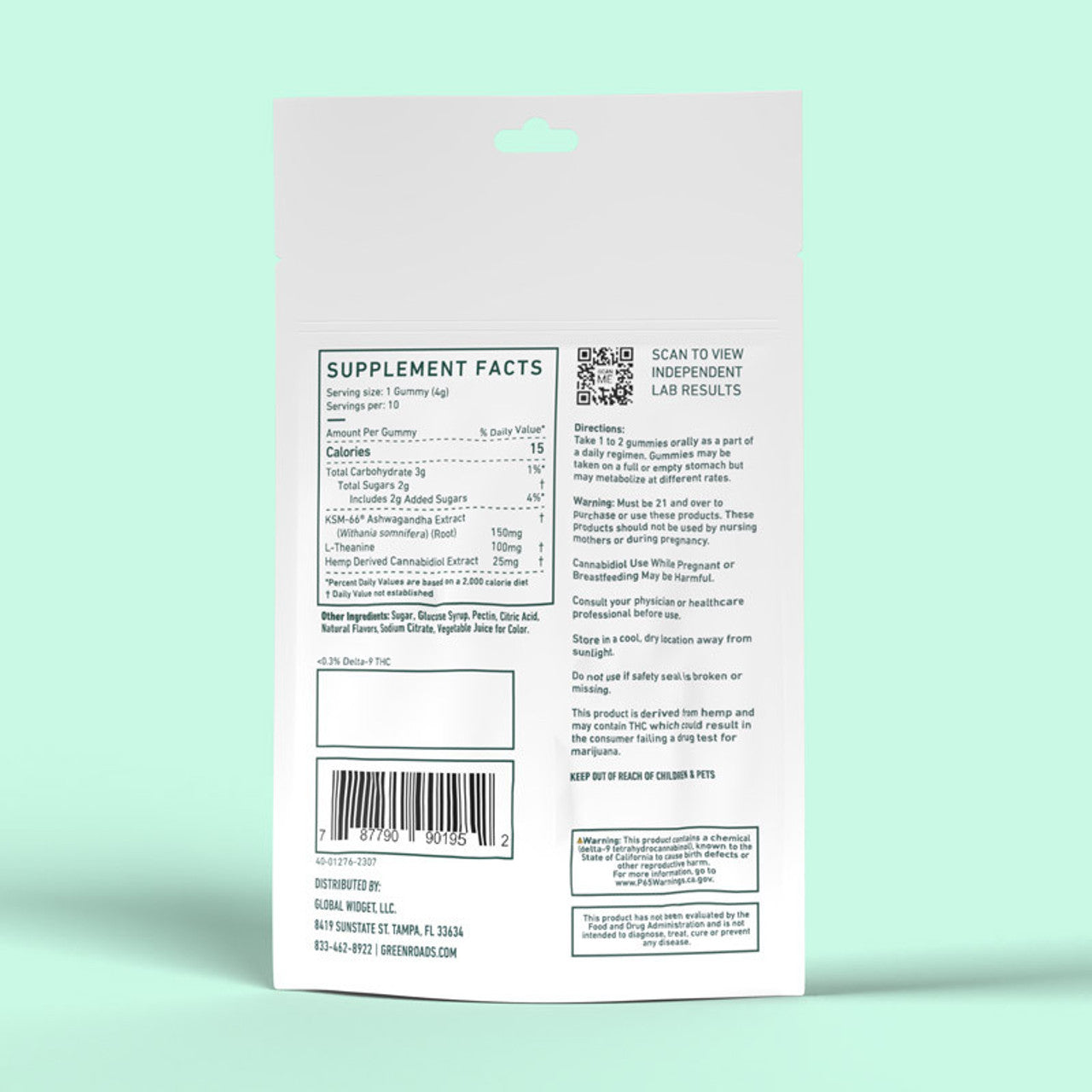 Stress Aways Ashwagandha Gummies - (10ct)