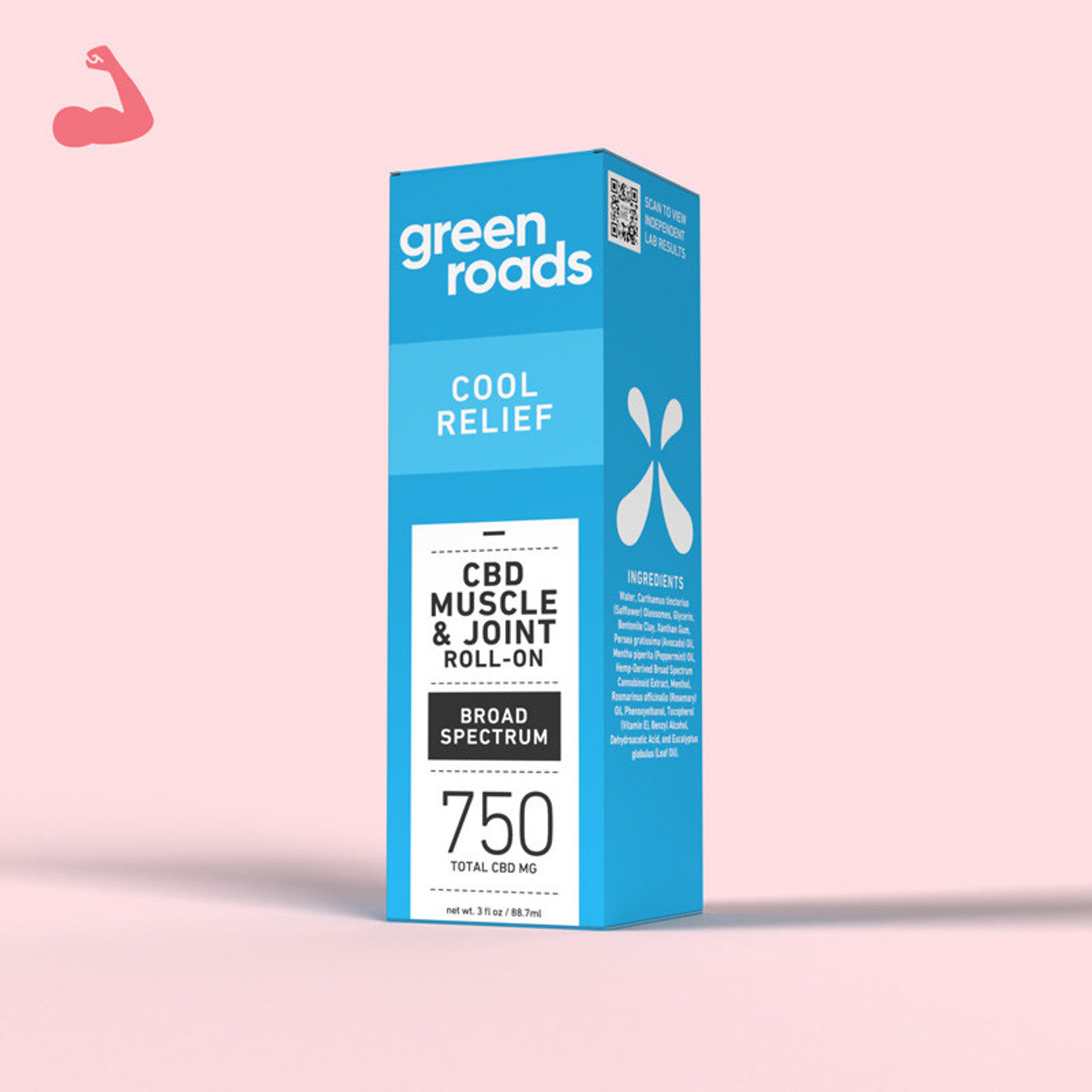 [Green Roads Hot Seller] Cool Relief CBD Roll-On - 750mg (3oz)