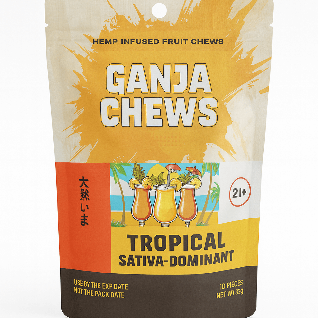 Ganja Chews – 100mg D9 Gummies