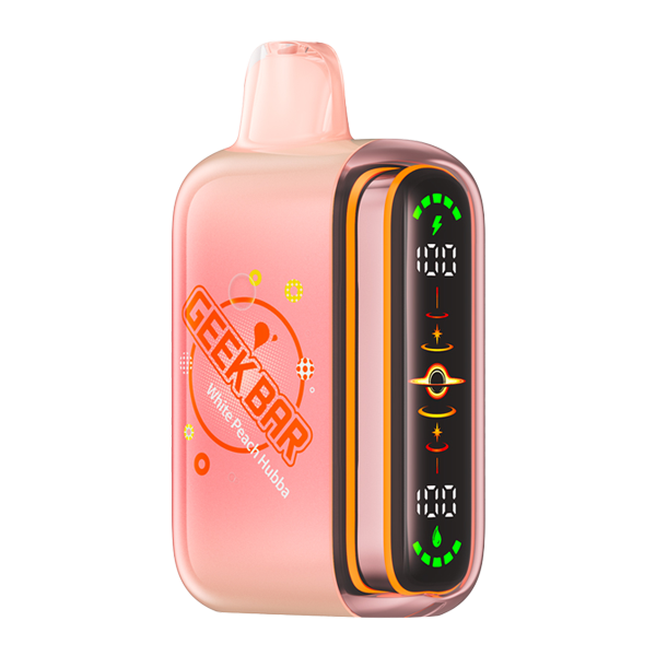 White Peach Hubba Geek Bar Pulse 2 Best Sales Price - Disposables
