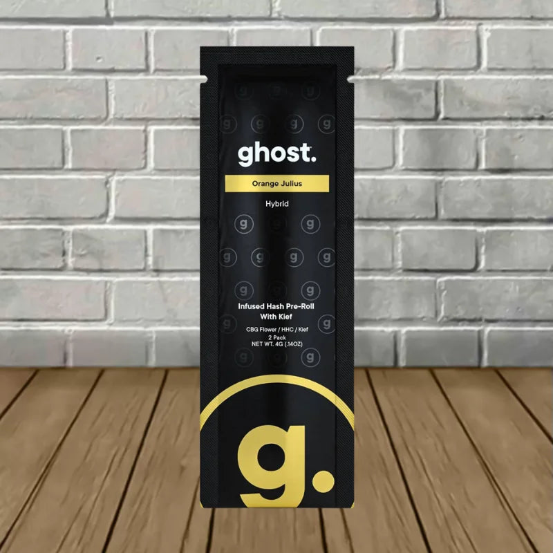 Ghost Infused Hash CBG HHC Kief Pre Roll 2ct