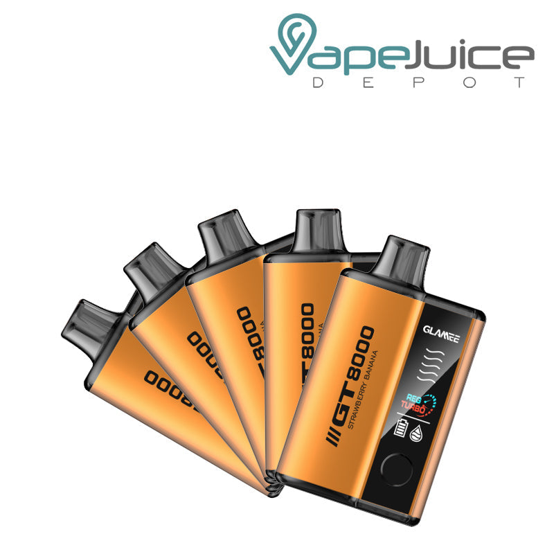 Glamee GT8000 Disposable 5 Pack Bundle