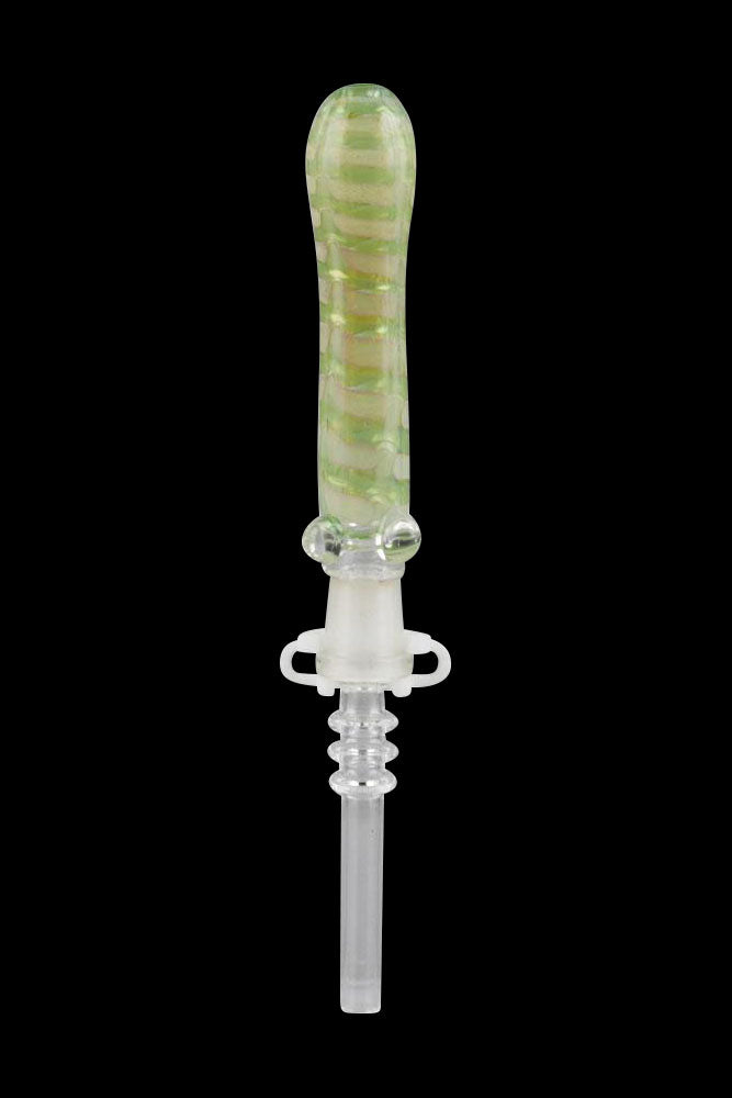 Nectar Collector Simple Glass Nectar Dab Straw Collector with Quartz Tip Best Sales Price - Accessories