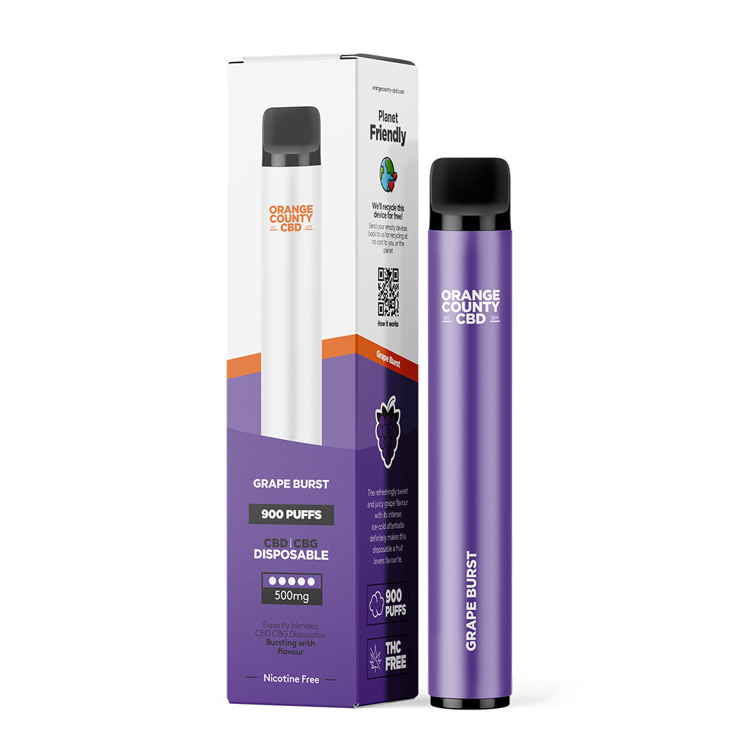 3ml CBD/CBG - Grape Burst (500mg)