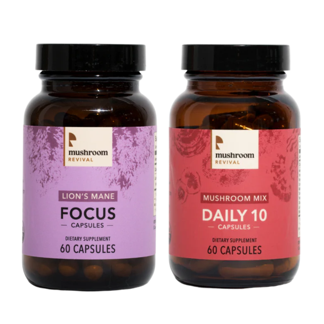 Mushroom Revival Focused & Healthy Mushroom Capsules