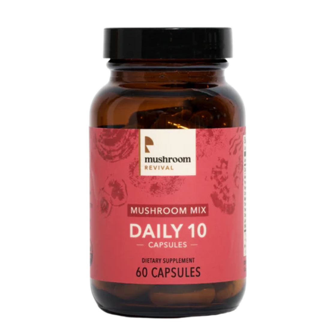 Mushroom Revival Daily 10 Mix Mushroom Capsules