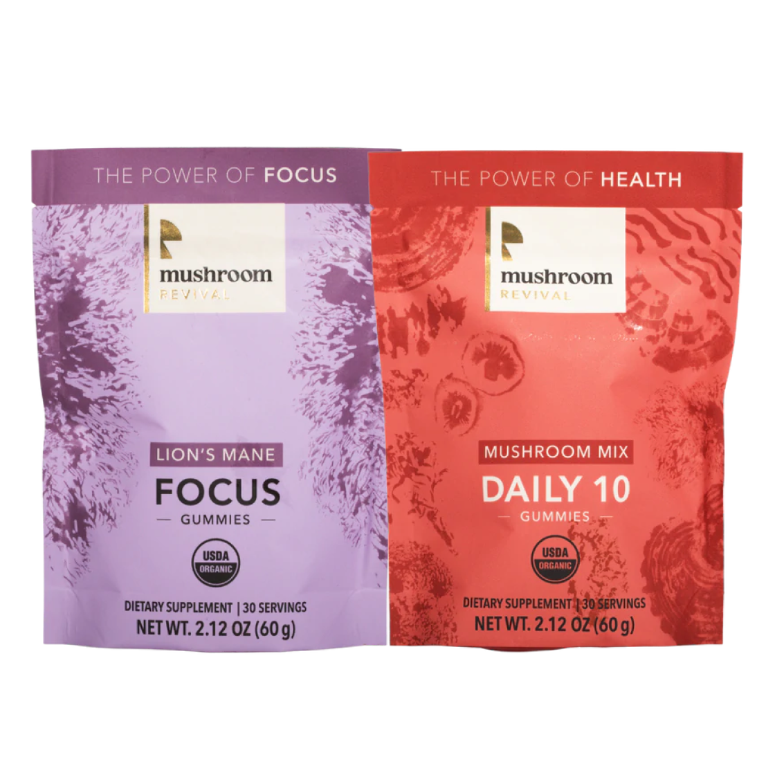 Mushroom Revival Focused & Healthy Gummies