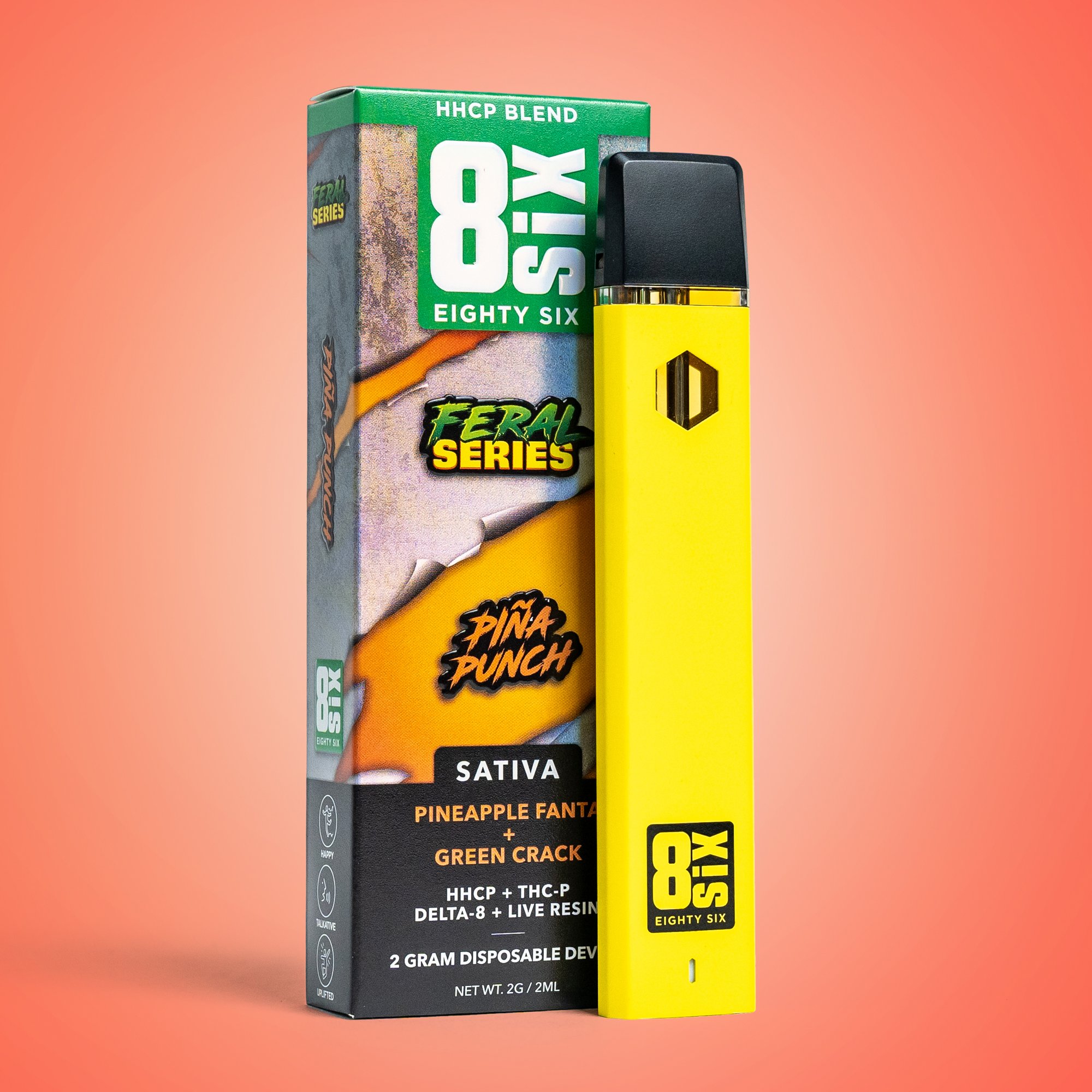 Eighty Six Piña Punch HHC-P 2G Disposable (Pineapple Fanta) Best Price