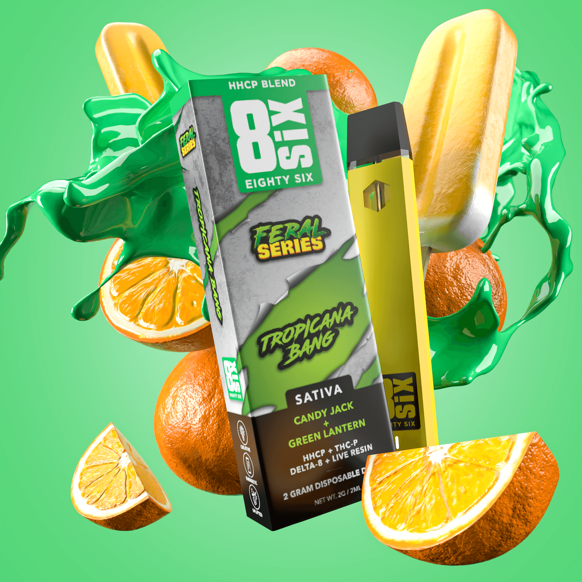 Eighty Six Tropicana Bang HHC-P 2G Disposable (Candy Jack) Best Price