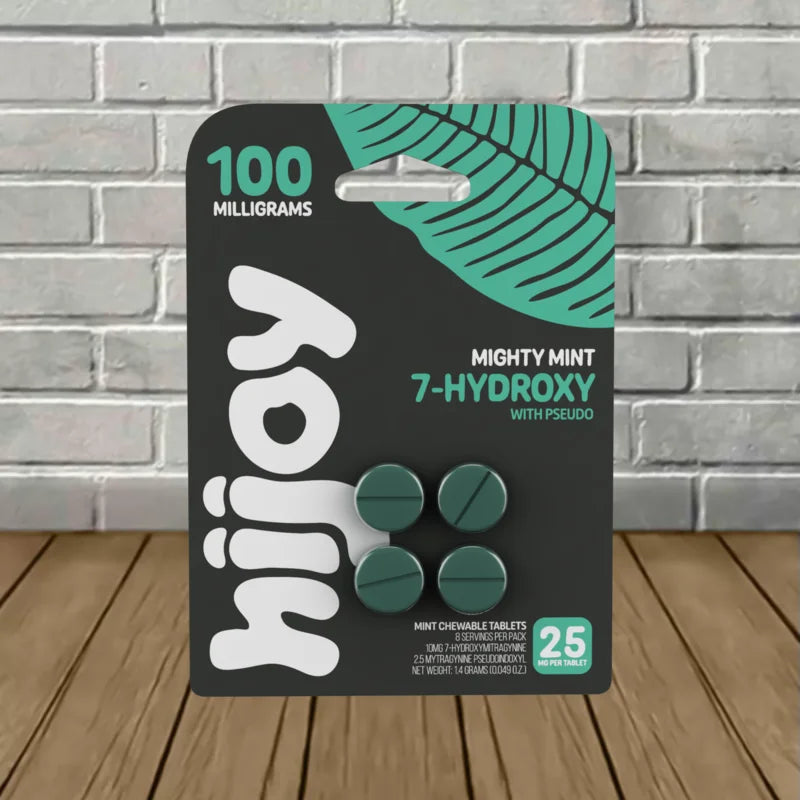 Hijoy 7-Hydroxy With Pseudo Chewable Tablets Full Case 10ct Best Price