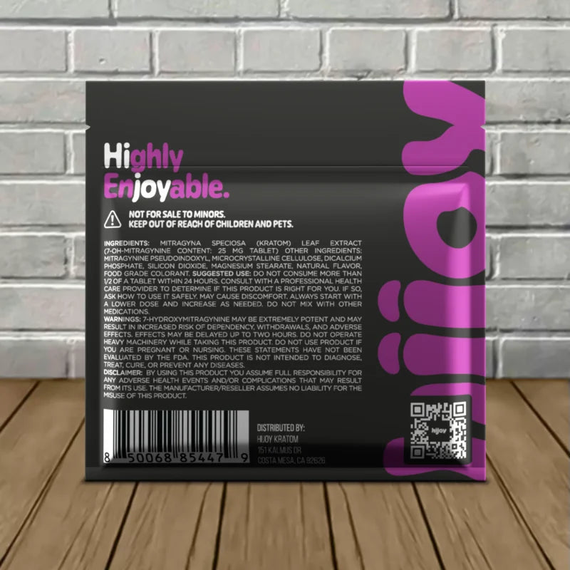 Hijoy 7-Hydroxy with Pseudo Chewable Tablet 1ct