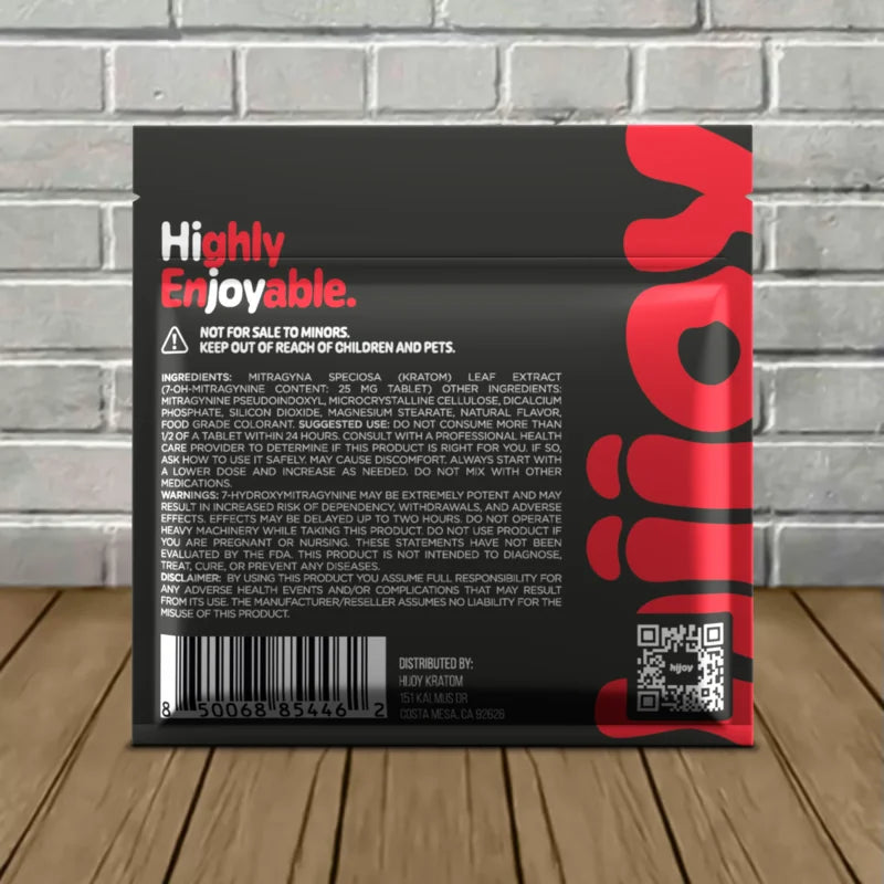 Hijoy 7-Hydroxy with Pseudo Chewable Tablet 1ct