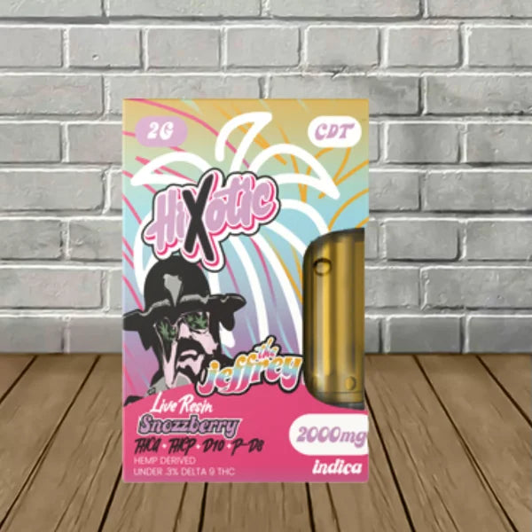 Hixotic Live Resin Jeffrey Cart 2g THCa | THCP | D10 | P-D8 Best Price