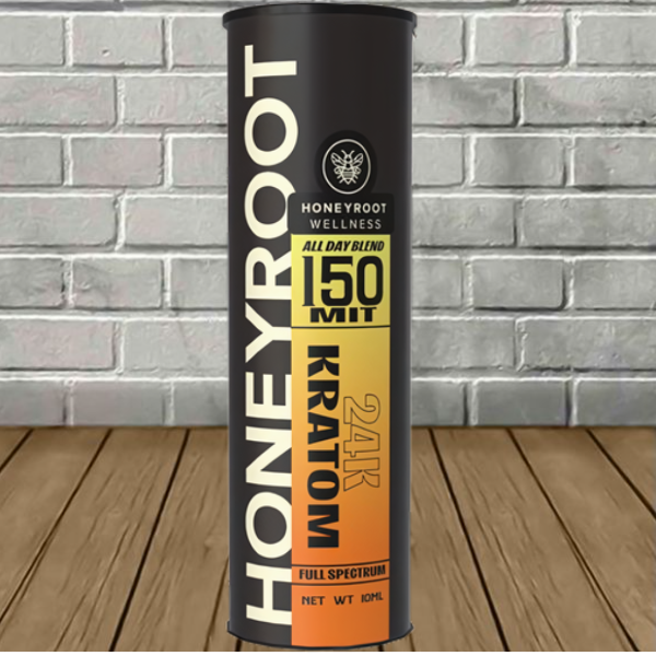 Honeyroot Full Spectrum 24K Blackout Kratom Shot 150mg Best Price