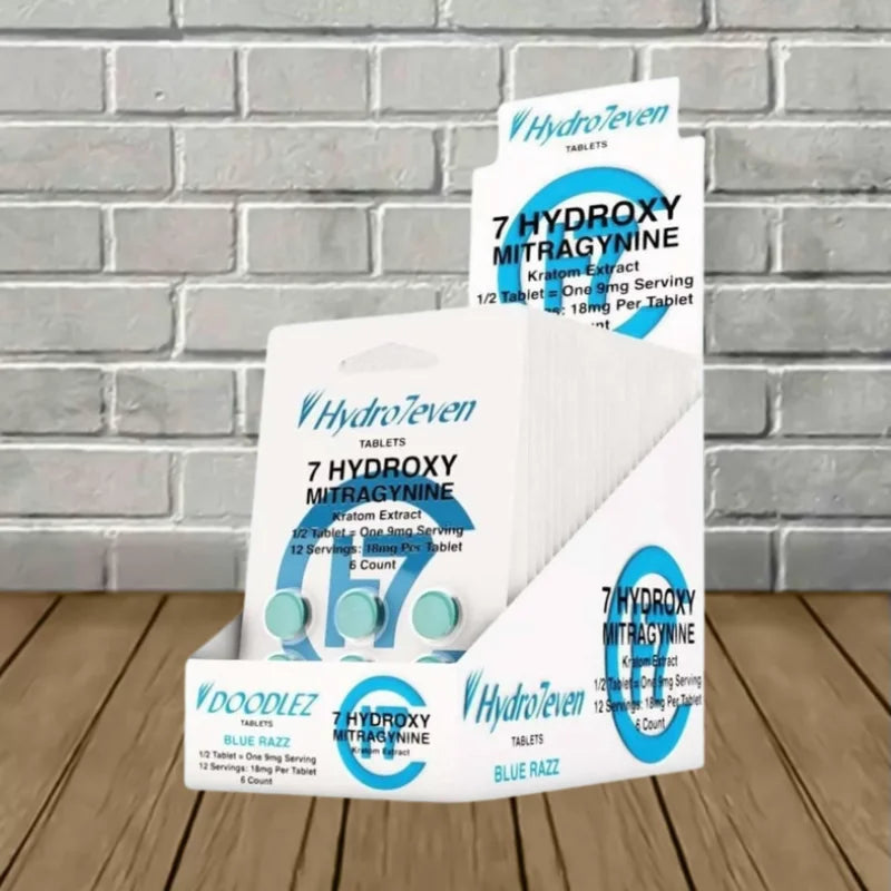 Hydro7even 7-Hydroxy Mitragynine Kratom Extract Tablets Full Case (20ct)