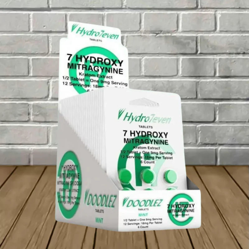 Hydro7even 7-Hydroxy Mitragynine Kratom Extract Tablets Full Case (20ct)