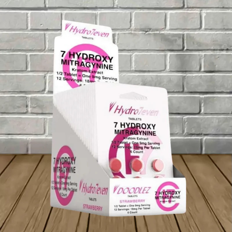 Hydro7even 7-Hydroxy Mitragynine Kratom Extract Tablets Full Case (20ct)