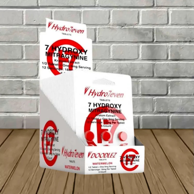 Hydro7even 7-Hydroxy Mitragynine Kratom Extract Tablets Full Case (20ct)