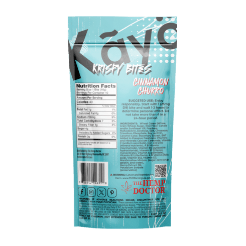 The Hemp Doctor Kayo Krispy Bites | 250MG Delta 9
