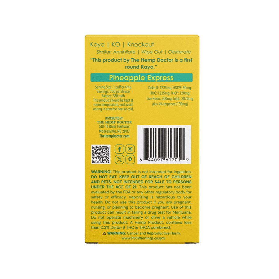 Kayo | Original THC Blend Disposable Vape (3g)