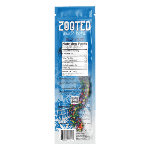 ZOOTED | 150MG D9 THC NERD ROPES