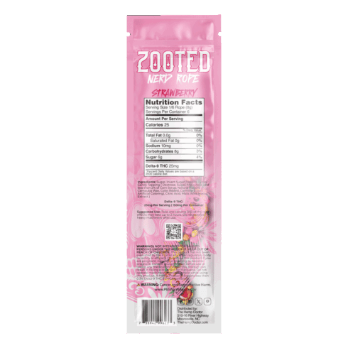 ZOOTED | 150MG D9 THC NERD ROPES