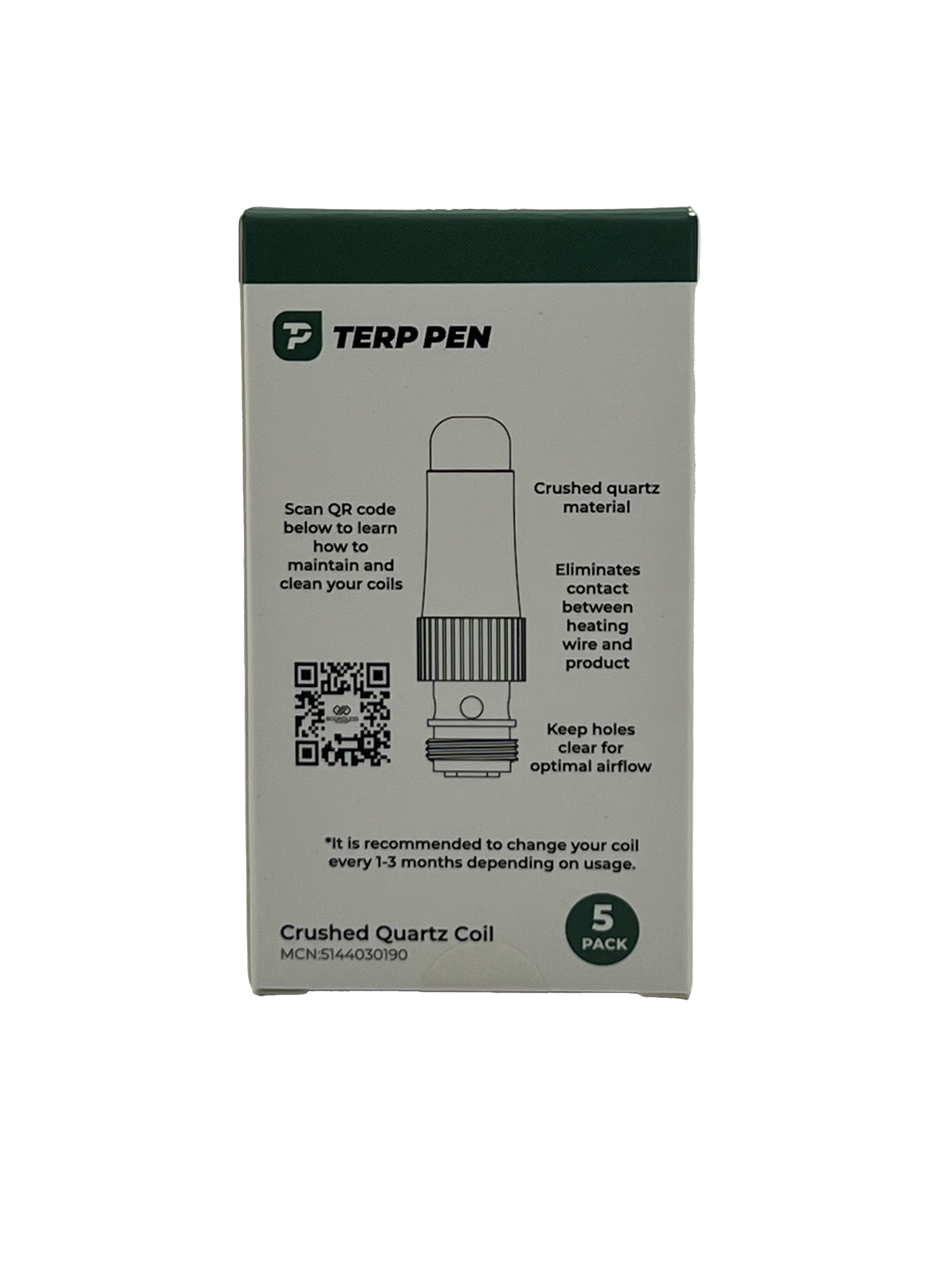 Boundless TERP PEN CRUSHED QUARTZ COIL - 5 PACK