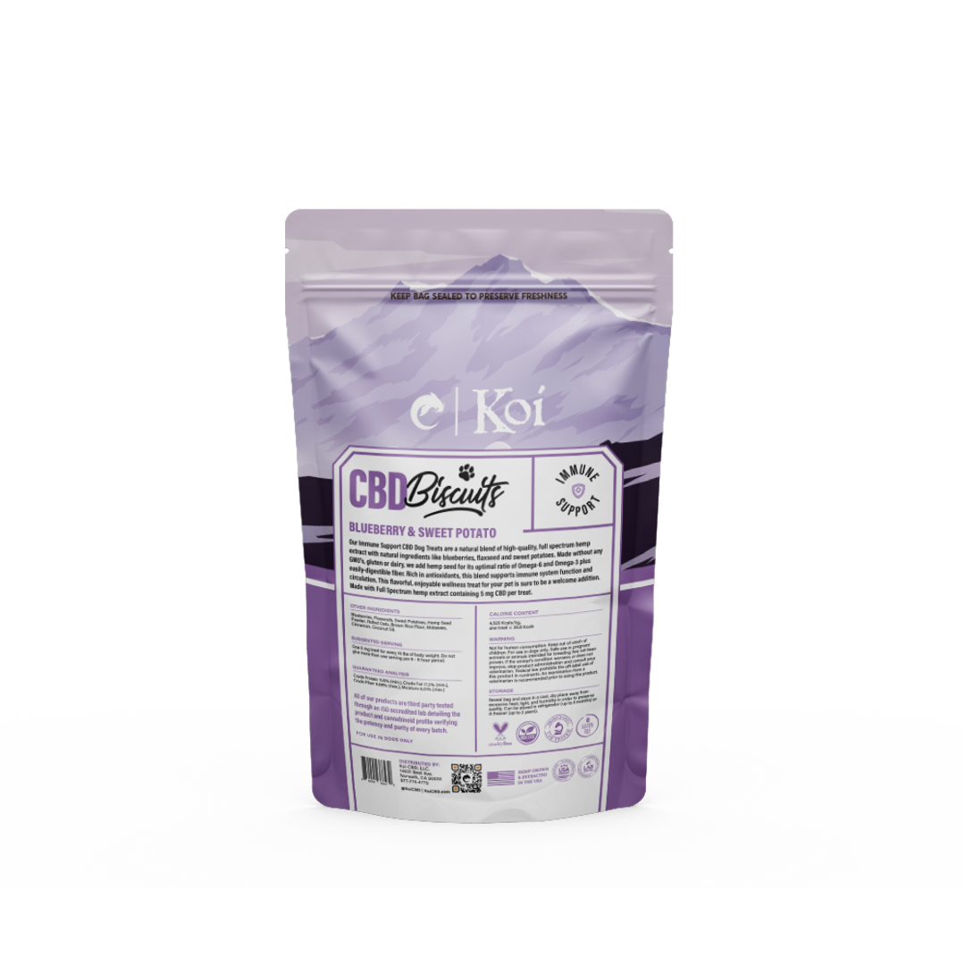 Koi CBD Dog Biscuits | Immune Support