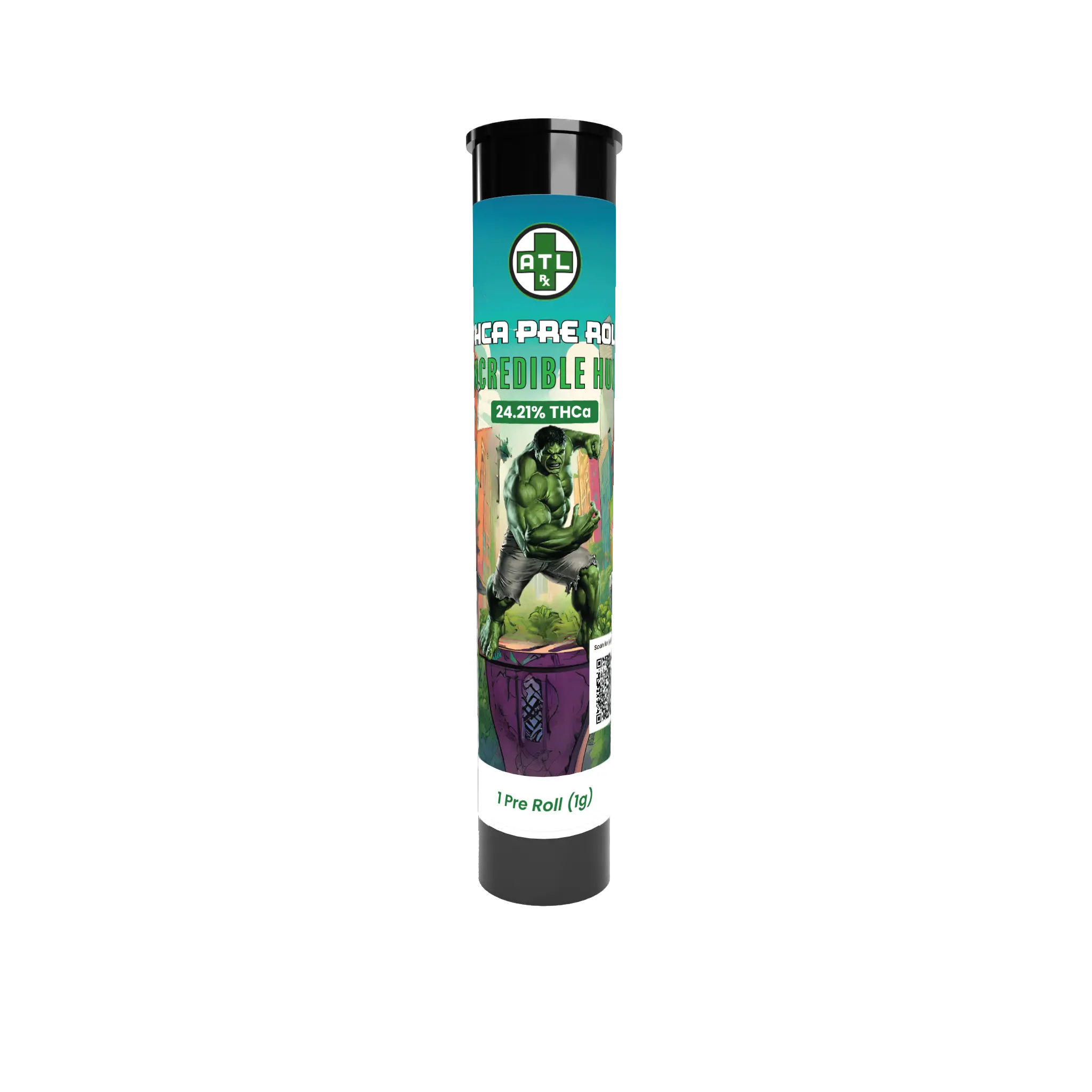 ATLRx Incredible Hulk THCa Pre Rolls